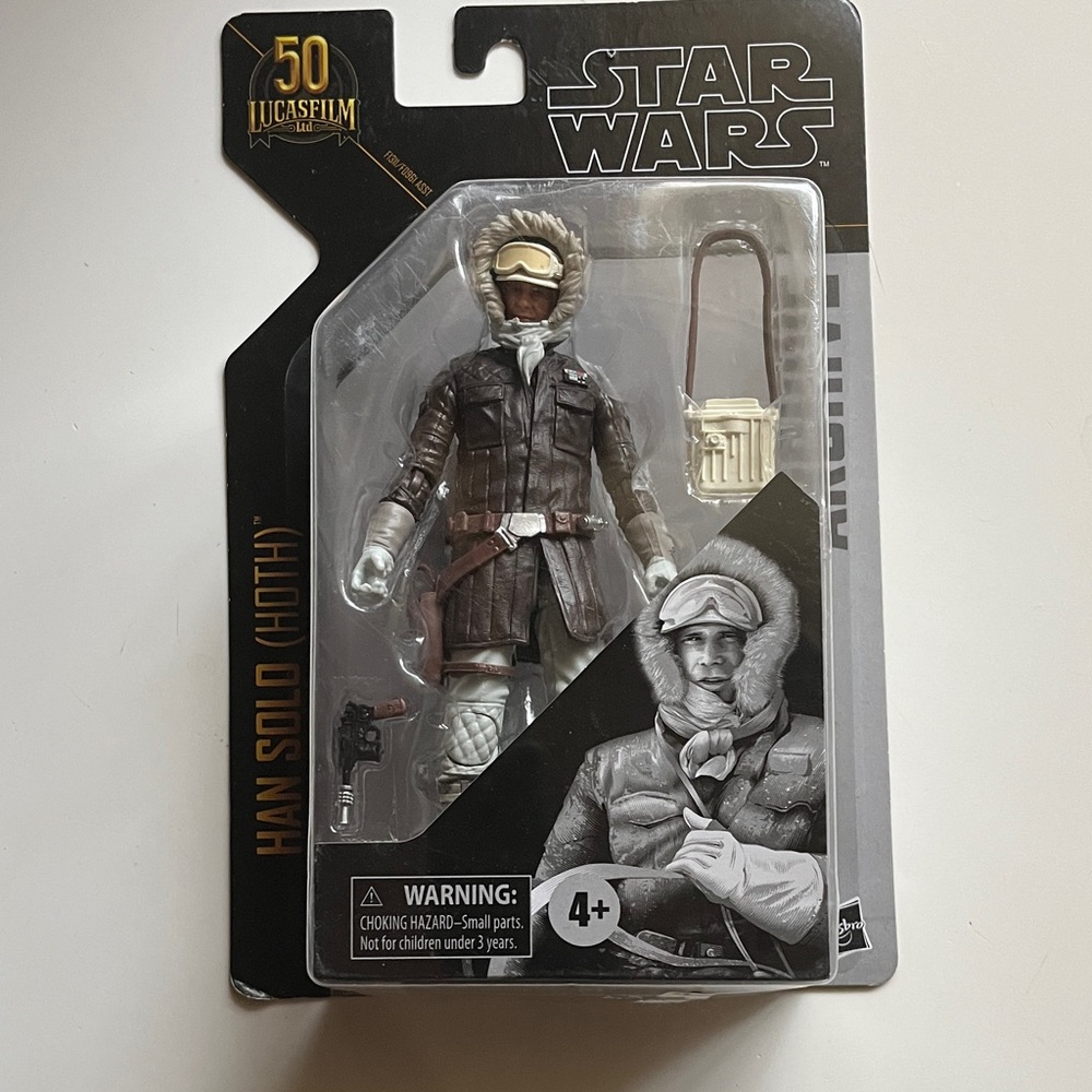 Star Wars Han Solo Hoth Figure - Brown and White